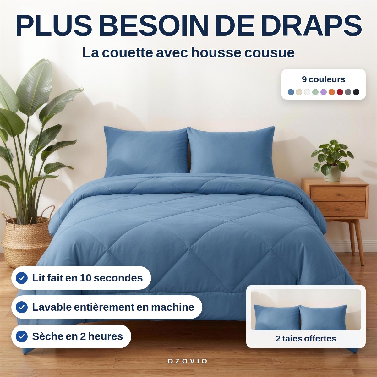 Easy Sleep 2-en-1 KAVENLIA — sans draps